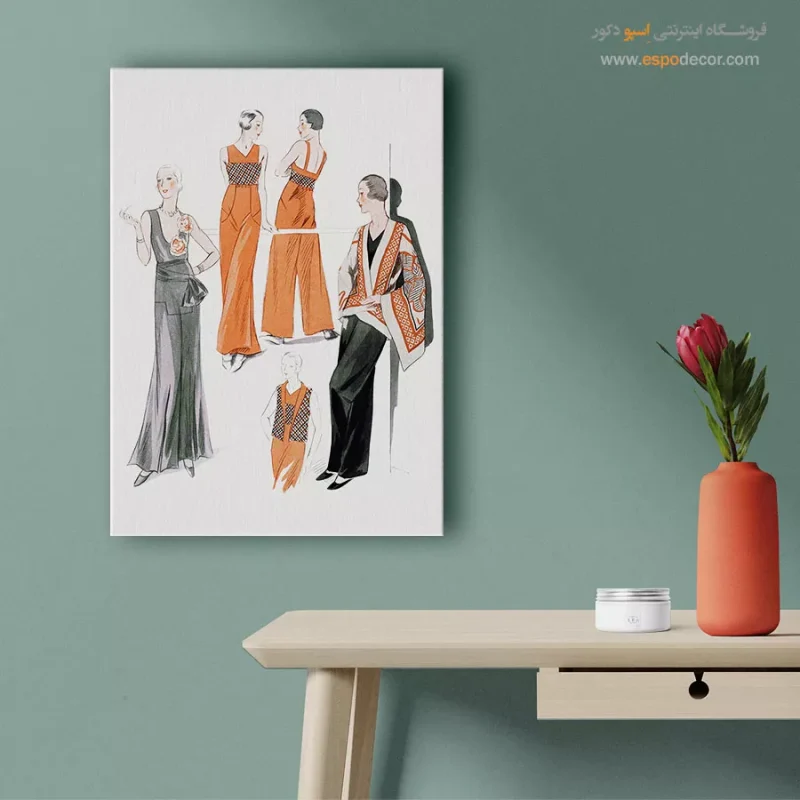 تابلو استایل لاکچری برای سالن زیبایی