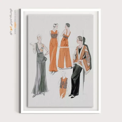 تابلو استایل لاکچری برای سالن زیبایی - ژورنال – تابلو فشن - اسپو دکور