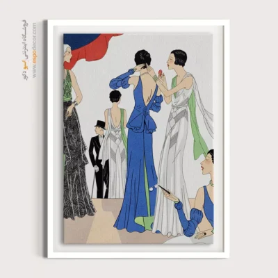 تابلو مانکن مدرن برای مدلینگ - مد عصر جاز – تابلو فشن - اسپو دکور