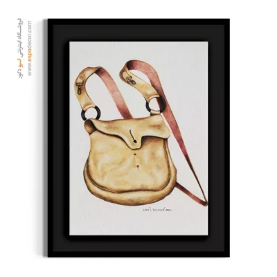 تابلو استایل برای مزون - کیف مهمات – تابلو فشن - اسپو دکور