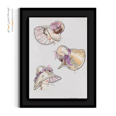 تابلو شو لباس با کیفیت چاپ بالا برای کادو تولد - بونت – تابلو فشن - اسپو دکور