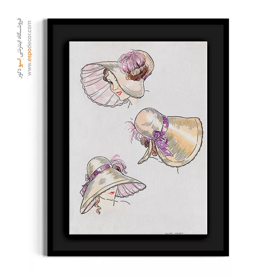 تابلو شو لباس با کیفیت چاپ بالا برای کادو تولد - بونت – تابلو فشن - اسپو دکور