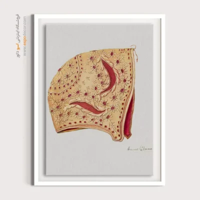 تابلو طراحی لباس زنانه جدید برای اتاق خواب مدرن - بیبی بونت – تابلو فشن - اسپو دکور