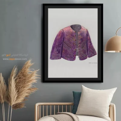 تابلو مانکن زنانه برای اتاق خواب مدرن - فرانسیس پانی – تابلو فشن - اسپو دکور