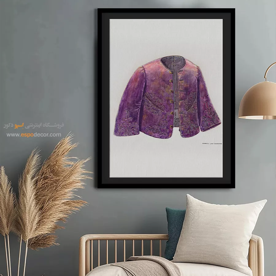 تابلو مانکن زنانه برای اتاق خواب مدرن - فرانسیس پانی – تابلو فشن - اسپو دکور