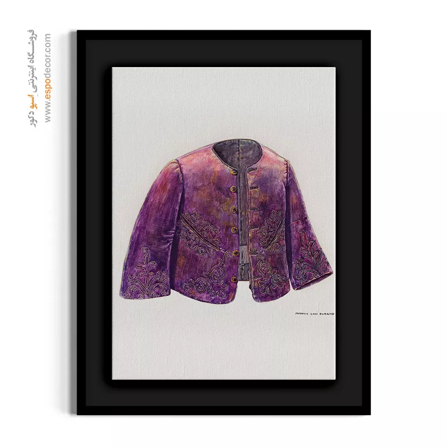 تابلو مانکن زنانه برای اتاق خواب مدرن - فرانسیس پانی – تابلو فشن - اسپو دکور