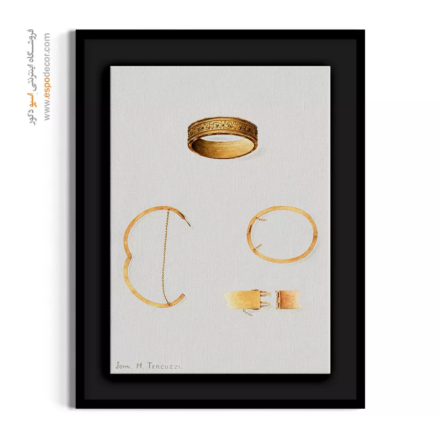 تابلو لباس خاص برای اتاق دخترانه - دستبند (1938) – تابلو فشن - اسپو دکور