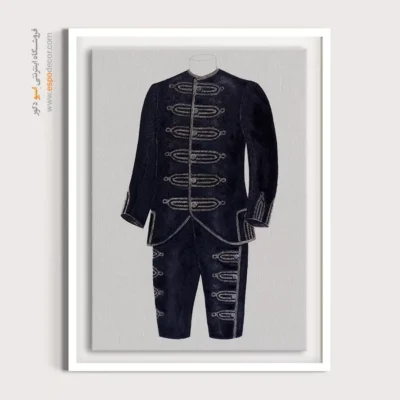 تابلو لباس شب لاکچری برای هدیه خاص - کت و شلوار پسرانه 1938 – تابلو فشن - اسپو دکور