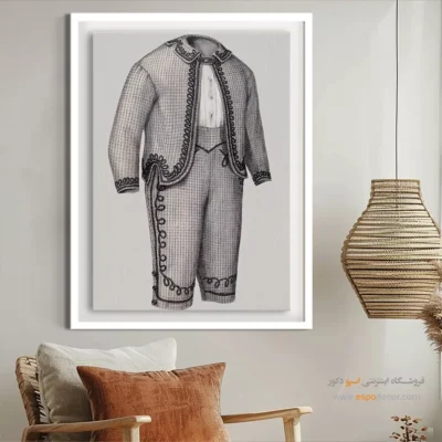 تابلو مد و فشن الهام‌گرفته از مد روز برای دیوار پذیرایی - دامیر – تابلو فشن - اسپو دکور