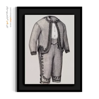 تابلو مد و فشن الهام‌گرفته از مد روز برای دیوار پذیرایی - دامیر – تابلو فشن - اسپو دکور