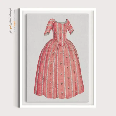 تابلو اتاق خواب فشن خاص برای بوتیک لباس - لباس قرن نوزدهم – تابلو فشن - اسپو دکور