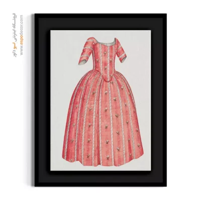 تابلو اتاق خواب فشن خاص برای بوتیک لباس - لباس قرن نوزدهم – تابلو فشن - اسپو دکور