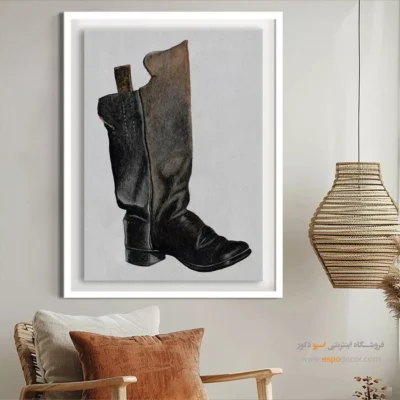 خرید تابلو استایل خاص برای دیوار اتاق - بوت کودکانه ارل – تابلو فشن - اسپو دکور
