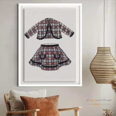 تابلو مد و فشن جدید برای سالن زیبایی - لباس بچه گانه – تابلو فشن - اسپو دکور