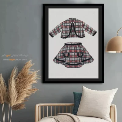 تابلو مد و فشن جدید برای سالن زیبایی - لباس بچه گانه – تابلو فشن - اسپو دکور