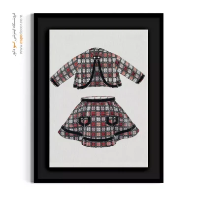 تابلو مد و فشن جدید برای سالن زیبایی - لباس بچه گانه – تابلو فشن - اسپو دکور