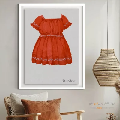 تابلو مزون لباس مدرن برای طراحی داخلی - لباس کودک پارکر – تابلو فشن - اسپو دکور