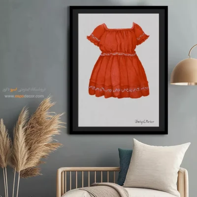 تابلو مزون لباس مدرن برای طراحی داخلی - لباس کودک پارکر – تابلو فشن - اسپو دکور