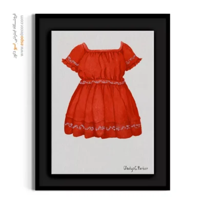 تابلو مزون لباس مدرن برای طراحی داخلی - لباس کودک پارکر – تابلو فشن - اسپو دکور