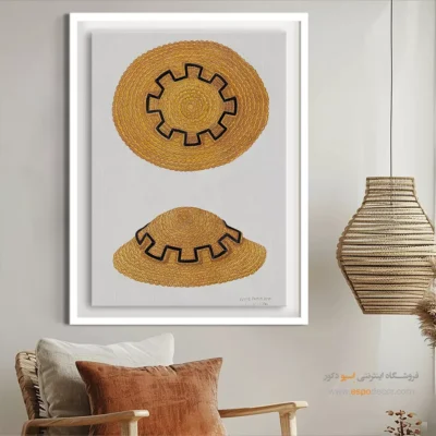 تابلو برای دیوار پذیرایی - کلاه نوزاد – تابلو فشن - اسپو دکور