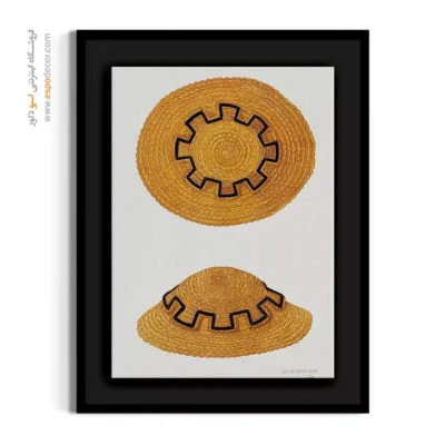 تابلو برای دیوار پذیرایی - کلاه نوزاد – تابلو فشن - اسپو دکور