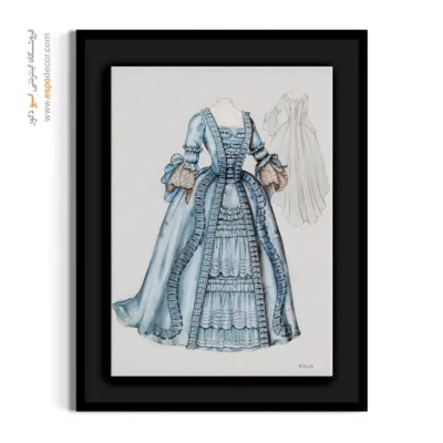 تابلو لباس با کیفیت چاپ بالا برای مزون - لباس مجلسی – تابلو فشن - اسپو دکور