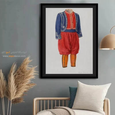 تابلو استایل کلاسیک برای سالن زیبایی - سوسل – تابلو فشن - اسپو دکور