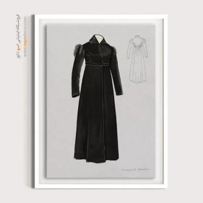 تابلو برای دیوار اتاق - کت زنانه کونچا – تابلو فشن - اسپو دکور