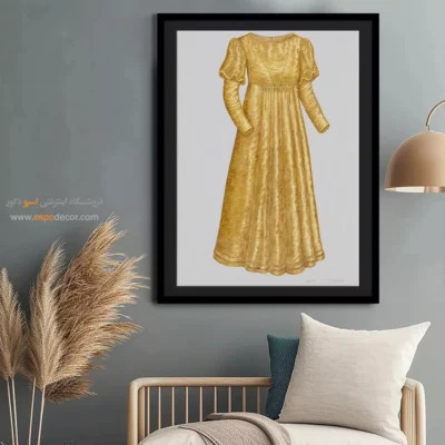 تابلو لباس مجلسی زنانه کلاسیک - لباس عروس فیتزجرالد – تابلو فشن - اسپو دکور