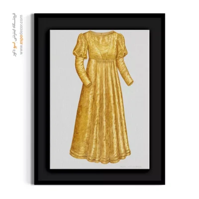 تابلو لباس مجلسی زنانه کلاسیک - لباس عروس فیتزجرالد – تابلو فشن - اسپو دکور