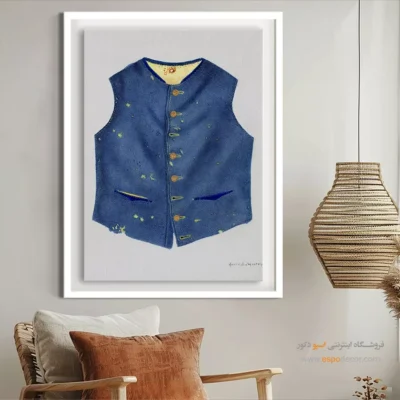 تابلو سالن زیبایی رنگی برای اتاق خواب مدرن - کنفدراسیون – تابلو فشن - اسپو دکور