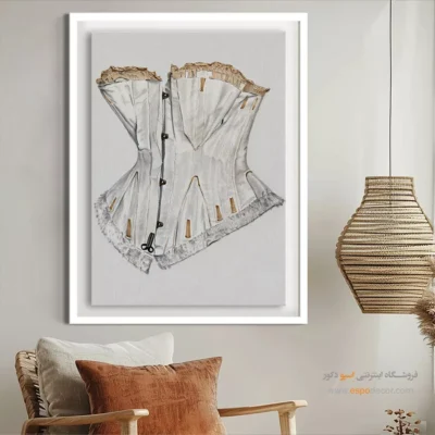 تابلو مانکن جدید برای دیوار پذیرایی - کرست عروسی – تابلو فشن - اسپو دکور