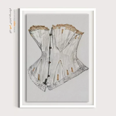 تابلو مانکن جدید برای دیوار پذیرایی - کرست عروسی – تابلو فشن - اسپو دکور