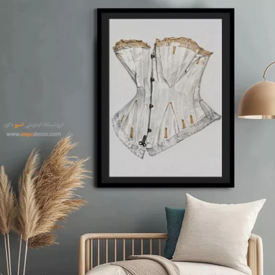 تابلو مانکن جدید برای دیوار پذیرایی - کرست عروسی – تابلو فشن - اسپو دکور