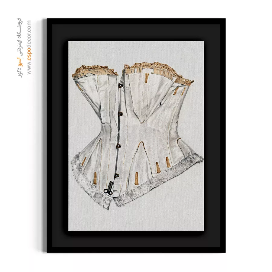 تابلو مانکن جدید برای دیوار پذیرایی - کرست عروسی – تابلو فشن - اسپو دکور