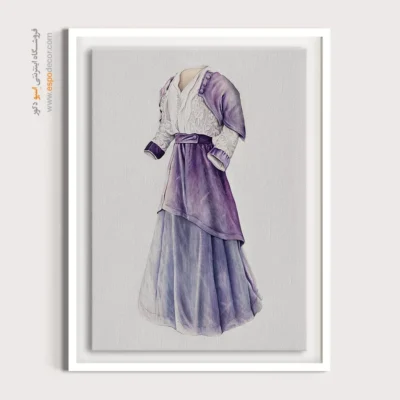 تابلو  فانتزی برای اتاق نوجوان - لباس مجلسی دخترانه – تابلو فشن - اسپو دکور