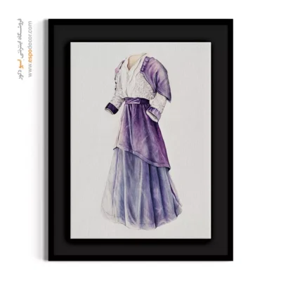 تابلو  فانتزی برای اتاق نوجوان - لباس مجلسی دخترانه – تابلو فشن - اسپو دکور