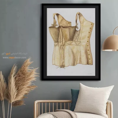 خرید تابلو برای دیوار اتاق - کرست – تابلو فشن - اسپو دکور