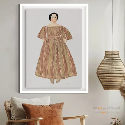 تابلو لباس شب شیک برای علاقه‌مندان به مد - عروسک (1937) – تابلو فشن - اسپو دکور