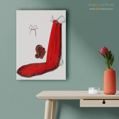 تابلو هنری فشن رنگی برای اتاق خواب مدرن
