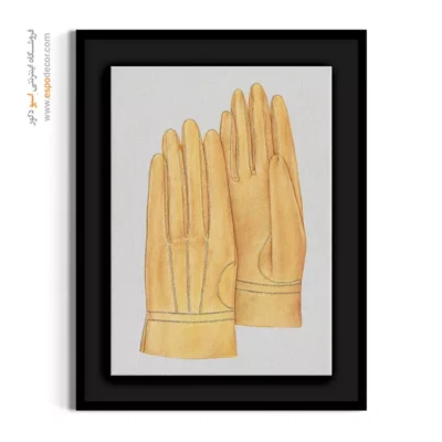 خرید تابلو لباس برای اتاق نوجوان - دستکش مردانه ملیتا – تابلو فشن - اسپو دکور