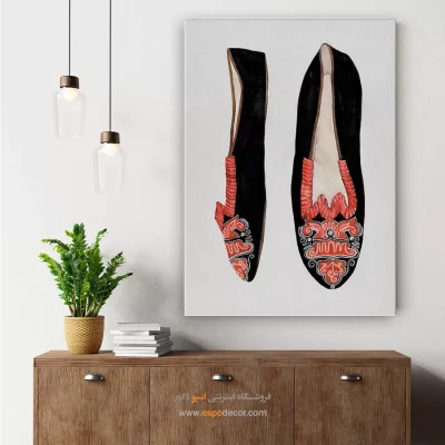 تابلو رنگی برای دیوار پذیرایی