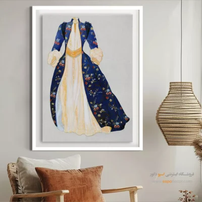 تابلو استایل خیابانی برای بوتیک لباس - لباس اثر چارلز کریسول – تابلو فشن - اسپو دکور