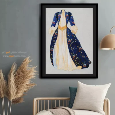 تابلو استایل خیابانی برای بوتیک لباس - لباس اثر چارلز کریسول – تابلو فشن - اسپو دکور