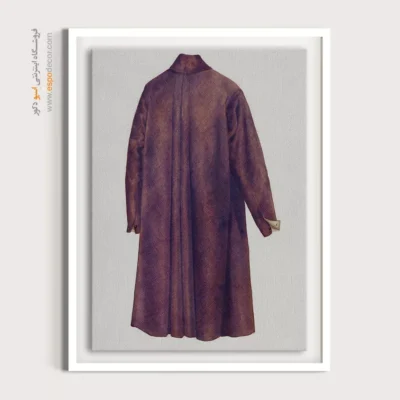 تابلو ژورنال مد لاکچری برای طراحان لباس - کت مردانه قرن بیستم – تابلو فشن - اسپو دکور