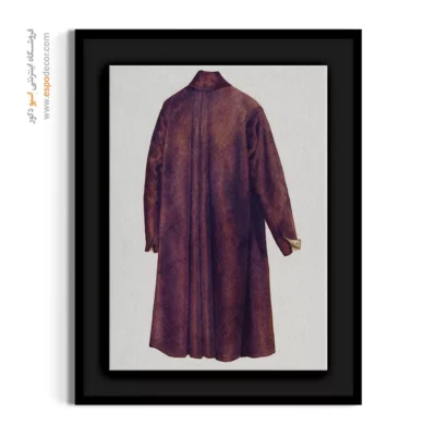 تابلو ژورنال مد لاکچری برای طراحان لباس - کت مردانه قرن بیستم – تابلو فشن - اسپو دکور