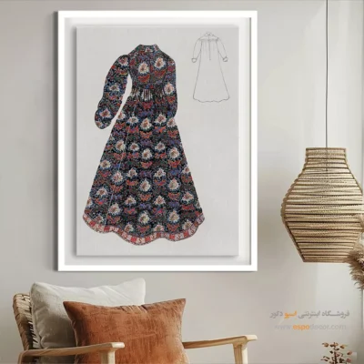 تابلو لباس مجلسی زنانه - اوکا – تابلو فشن - اسپو دکور