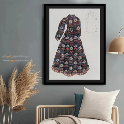 تابلو لباس مجلسی زنانه - اوکا – تابلو فشن - اسپو دکور