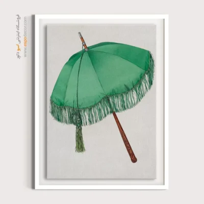 تابلو بوتیک لباس کلاسیک برای فضاهای شیک - چتر ویکتوریایی – تابلو فشن - اسپو دکور