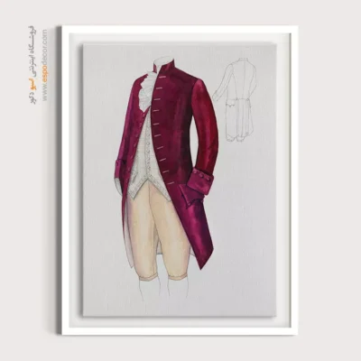 تابلو استایل خیابانی مدرن برای اتاق نوجوان - کت و شلوار 1935 – تابلو فشن - اسپو دکور